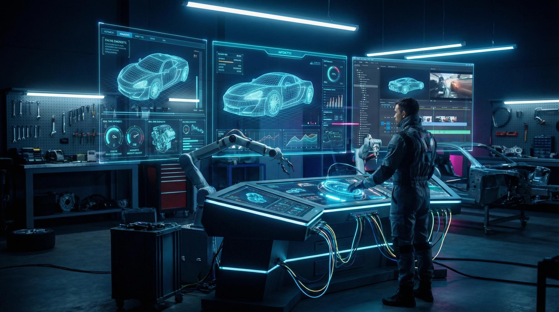 蜜桃 AI修车视频工作室