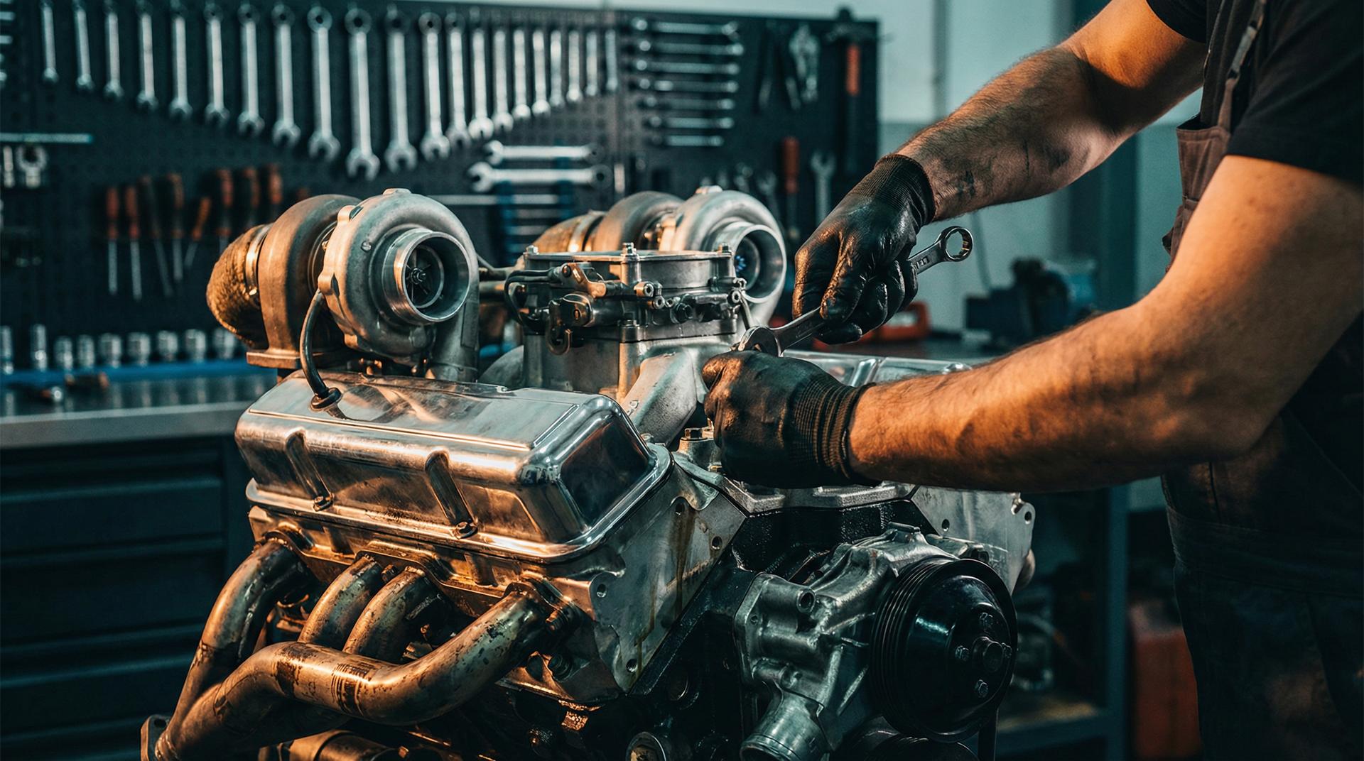 蜜桃修车视频 - 涡轮增压发动机拆解